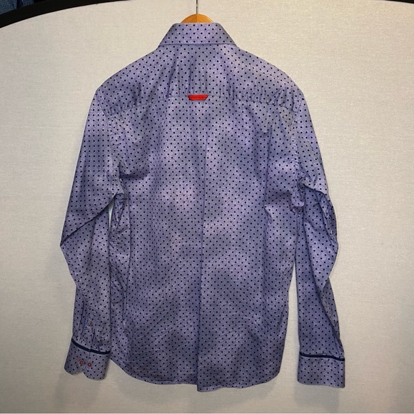 7 Downie Street Men’s Dress Shirt with Contrast Cuffs Size 4 (Medium) 16 Neck - Picture 11 of 11
